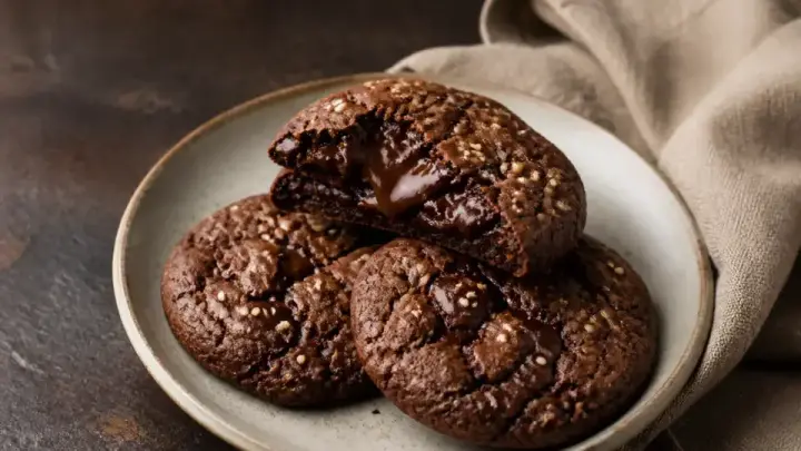 Chocolate Tahini Cookies
