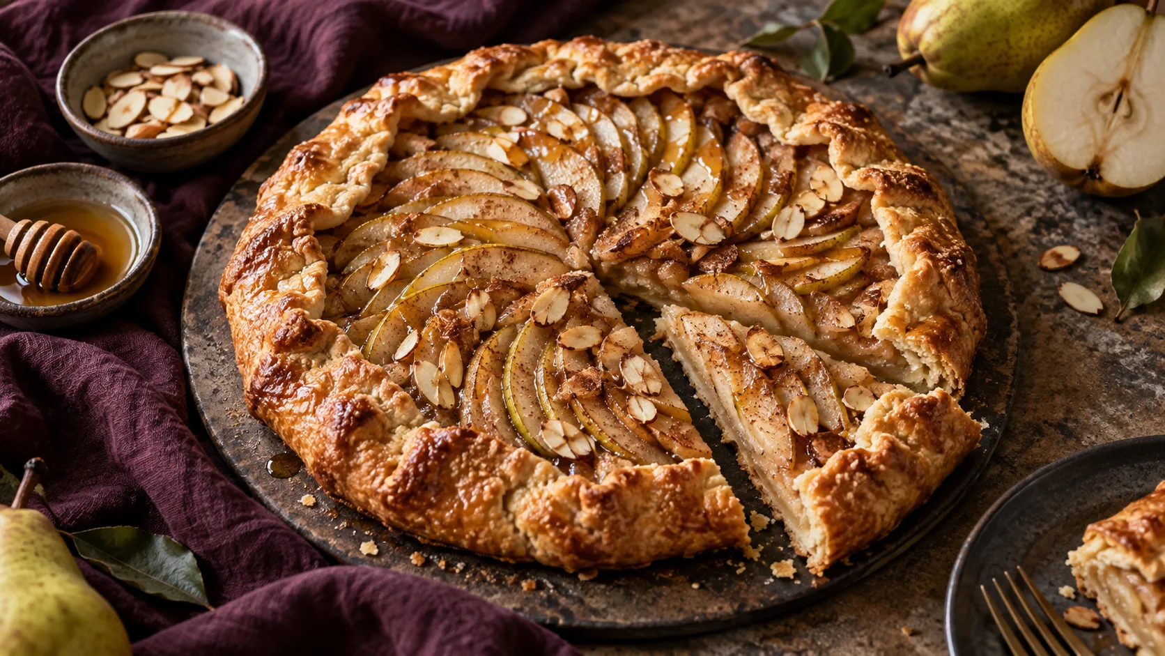 Cinnamon Pear Galette