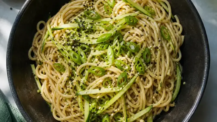 Cucumber Sesame Noodles